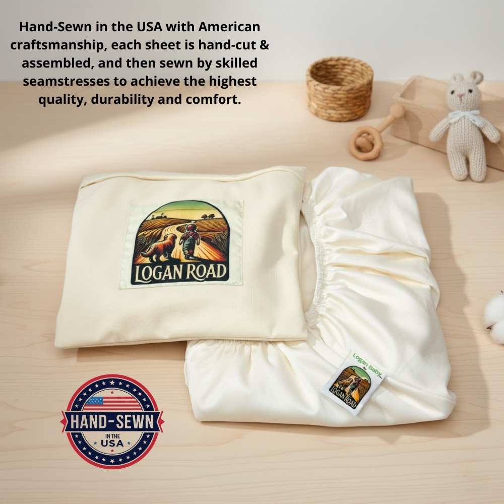 Logan Baby - Organic Cotton Crib Sheet
