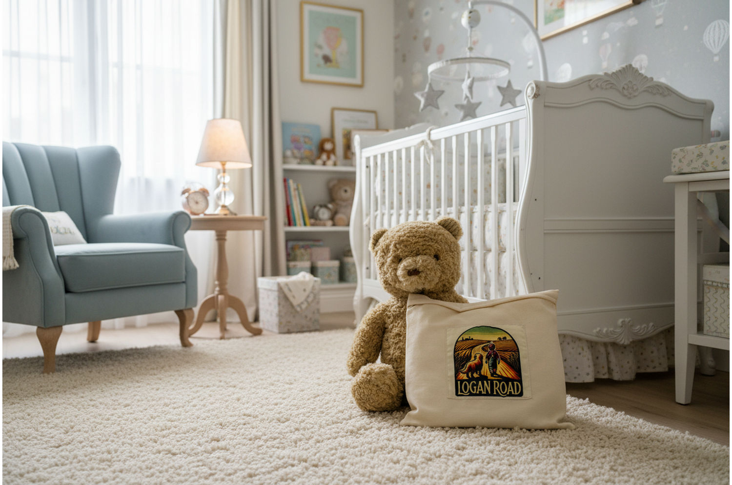 Logan Baby - Diaper Bag Accessory - Waterproof - NATURAL