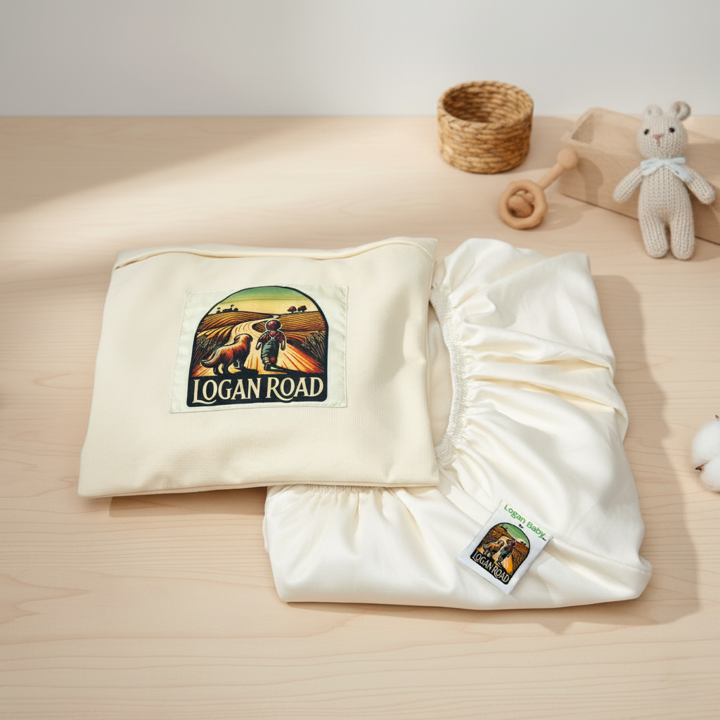 Logan Baby Organic Crib Sheets