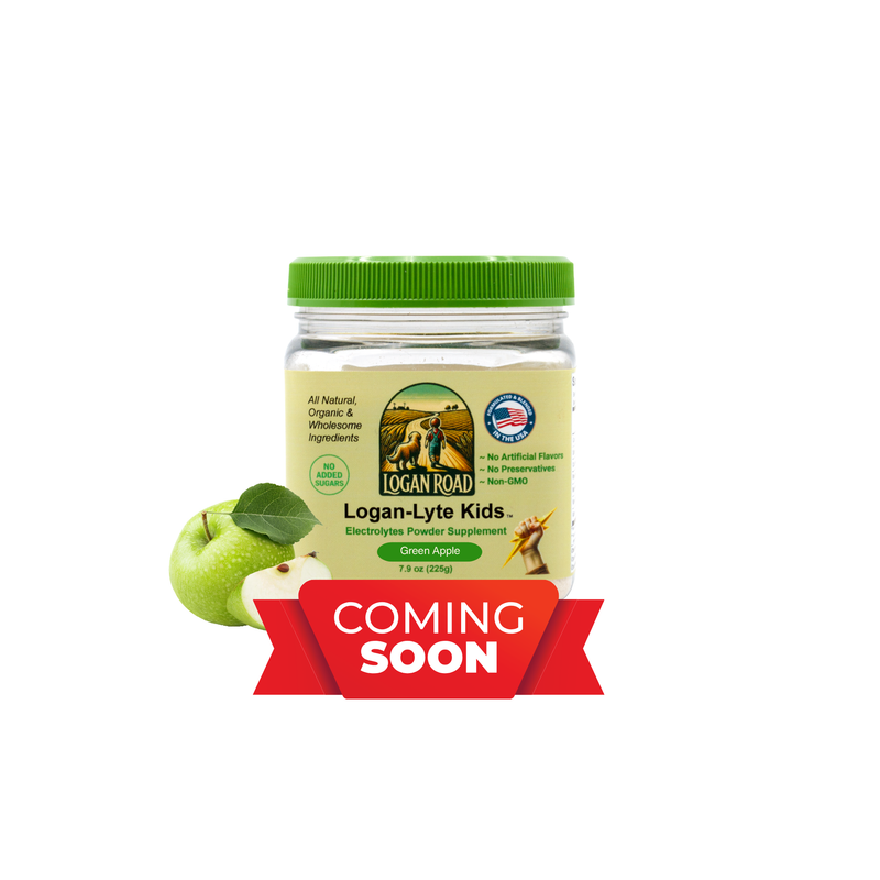 Logan-Lyte Kids Electrolytes – Green Apple (90 Servings)