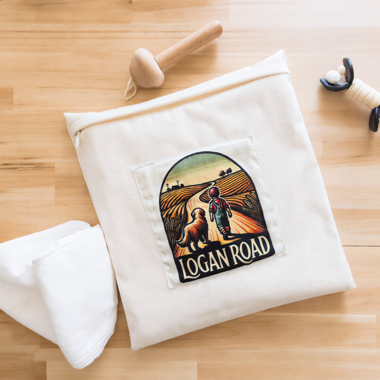 Logan Baby - Diaper Bag Accessory - Waterproof - NATURAL